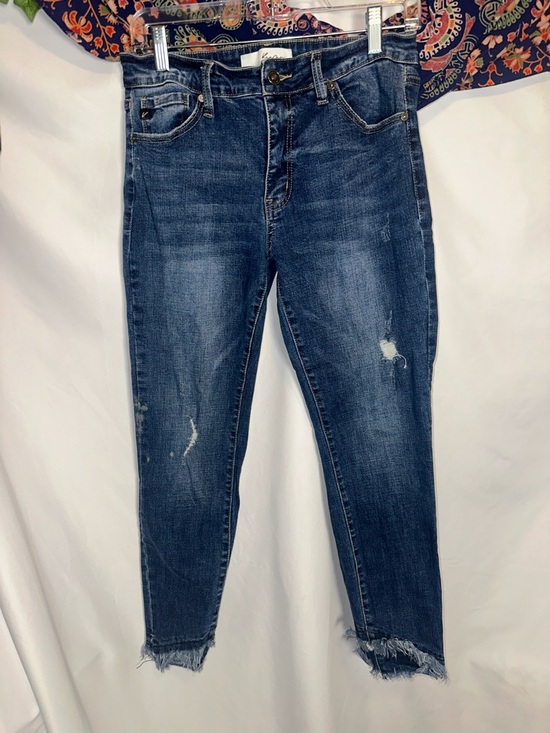 KanCan Denim - KanCan Dark Blue Distressed Skinny Jeans